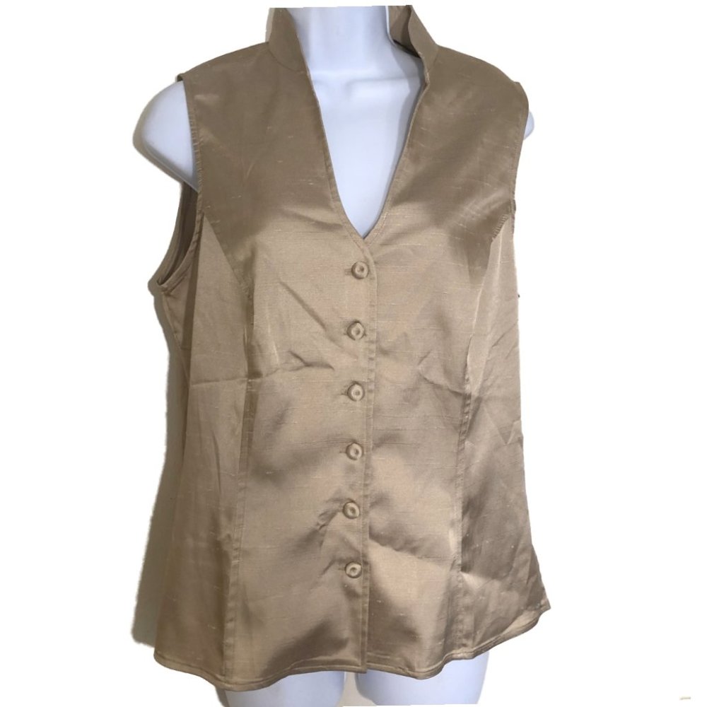 Daniel & Rebecca Gold Button Front  Shirt Westkit